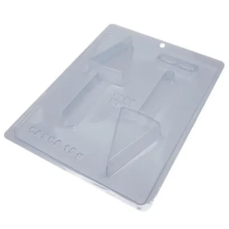 Forma De Acetato Com Silicone Paleta Gourmet Triângulo (9889) - Bwb