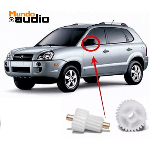 Engrenagem Retrovisor Retrátil Hyundai Tucson Conserto Reparo