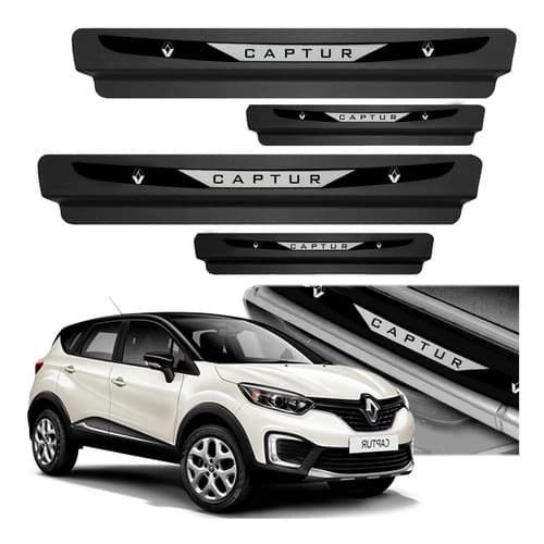 Soleira Protetor Porta Plus Compatível Captur - Lançamento