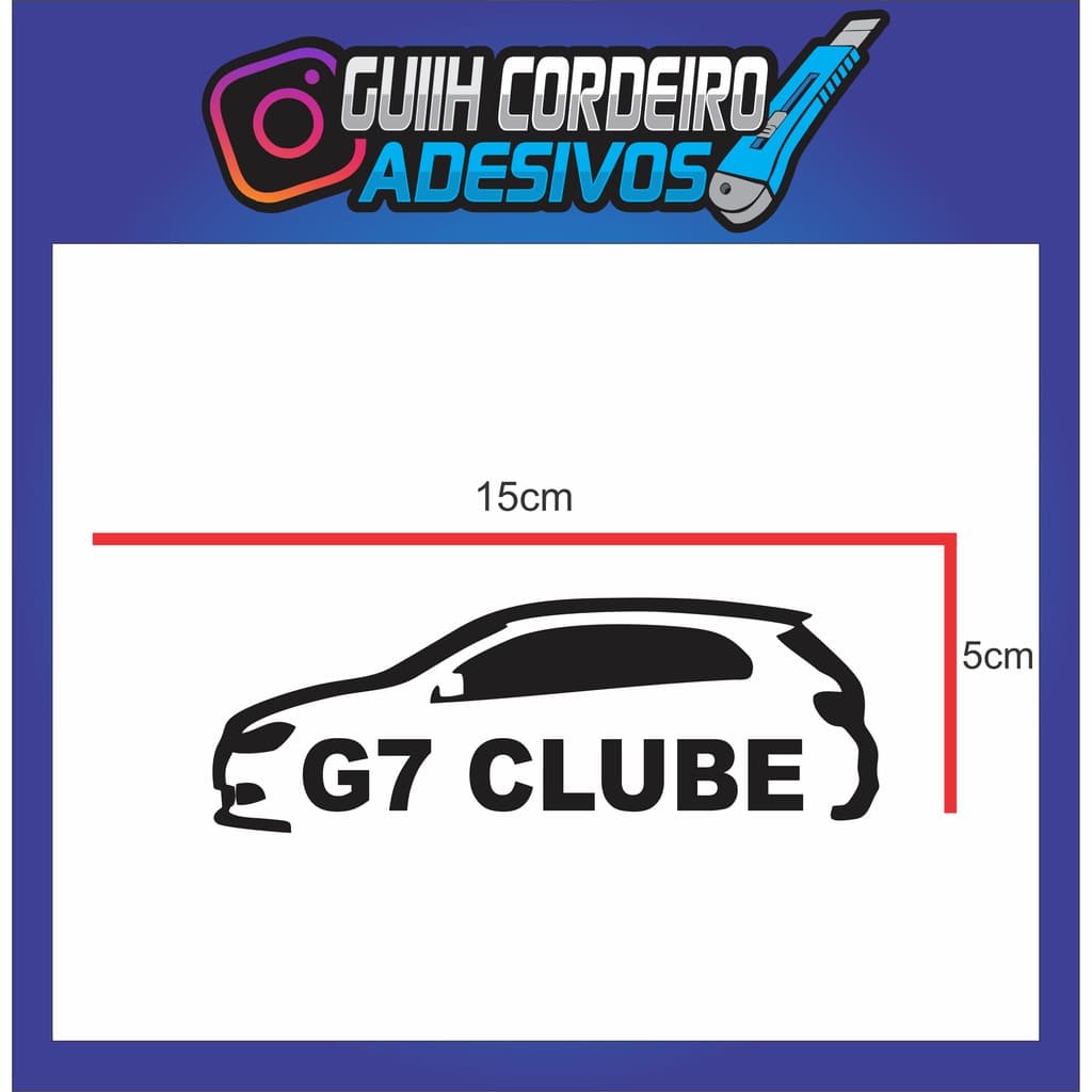 Adesivo Clube Gol G7