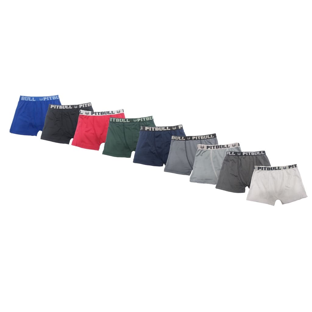 Cueca Juvenil Boxer Poliéster Pitbull Cores