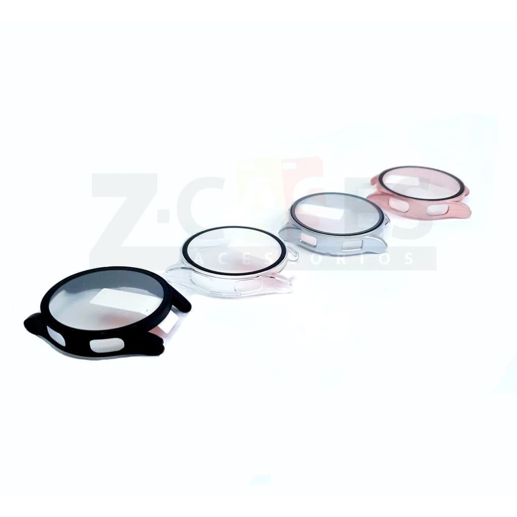 Capa Protetora 360 de Acrílico e Vidro para Galaxy Watch 4 40mm / 44mm