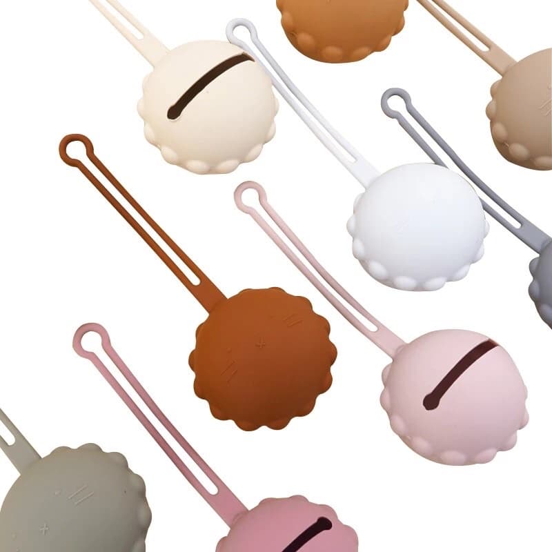 Porta chupeta de  silicone para bebe