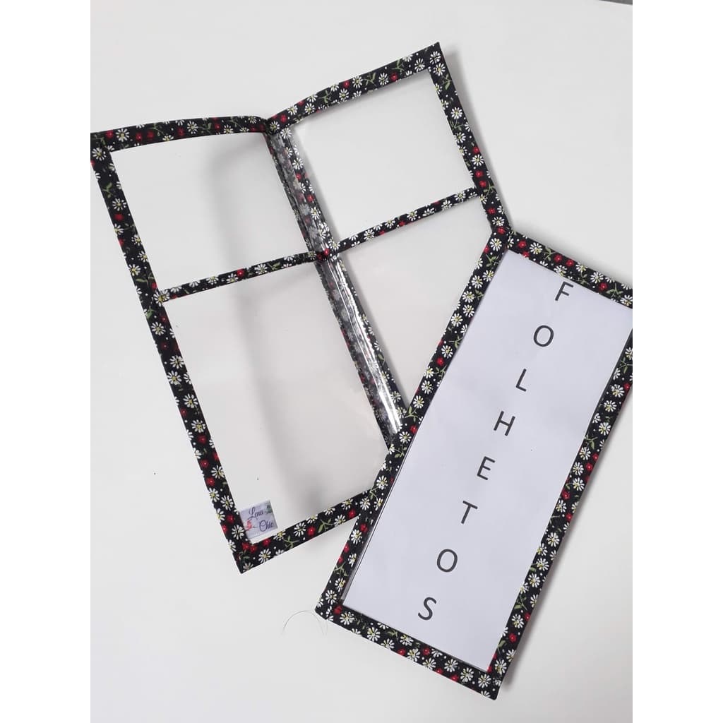 Porta Cartão e Folhetos -  Porta Folhetos Simples Vertical Capa para Folhetos