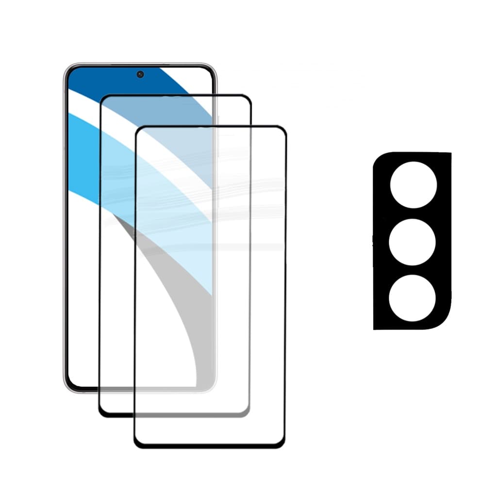 2X Película de Vidro 3D 9D + Câmera Para Samsung Galaxy S21FE