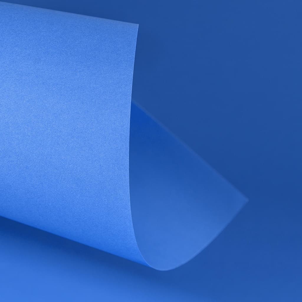 Papel Color Plus A4 180G Grécia Azul Royal - Colorido na Massa - 50 Folhas