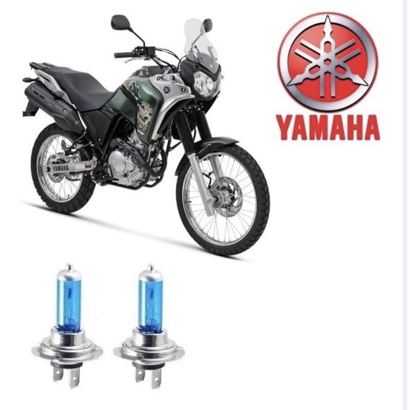Kit 2 Lampadas Farol H7 - 8500k 55/60w Yamaha Tenere 250