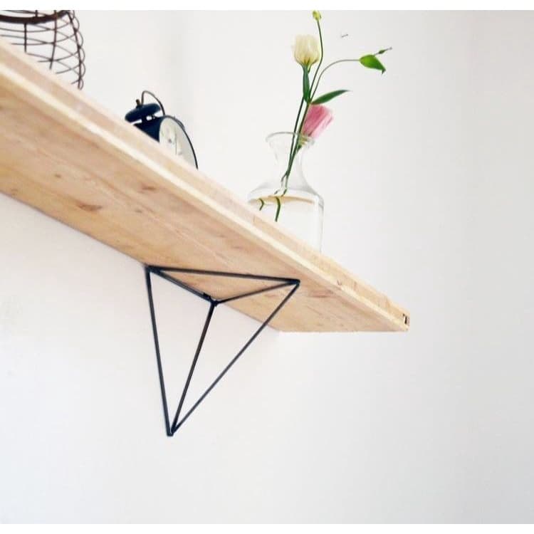 Suporte pratelira mão francesa organizador decoração racks
