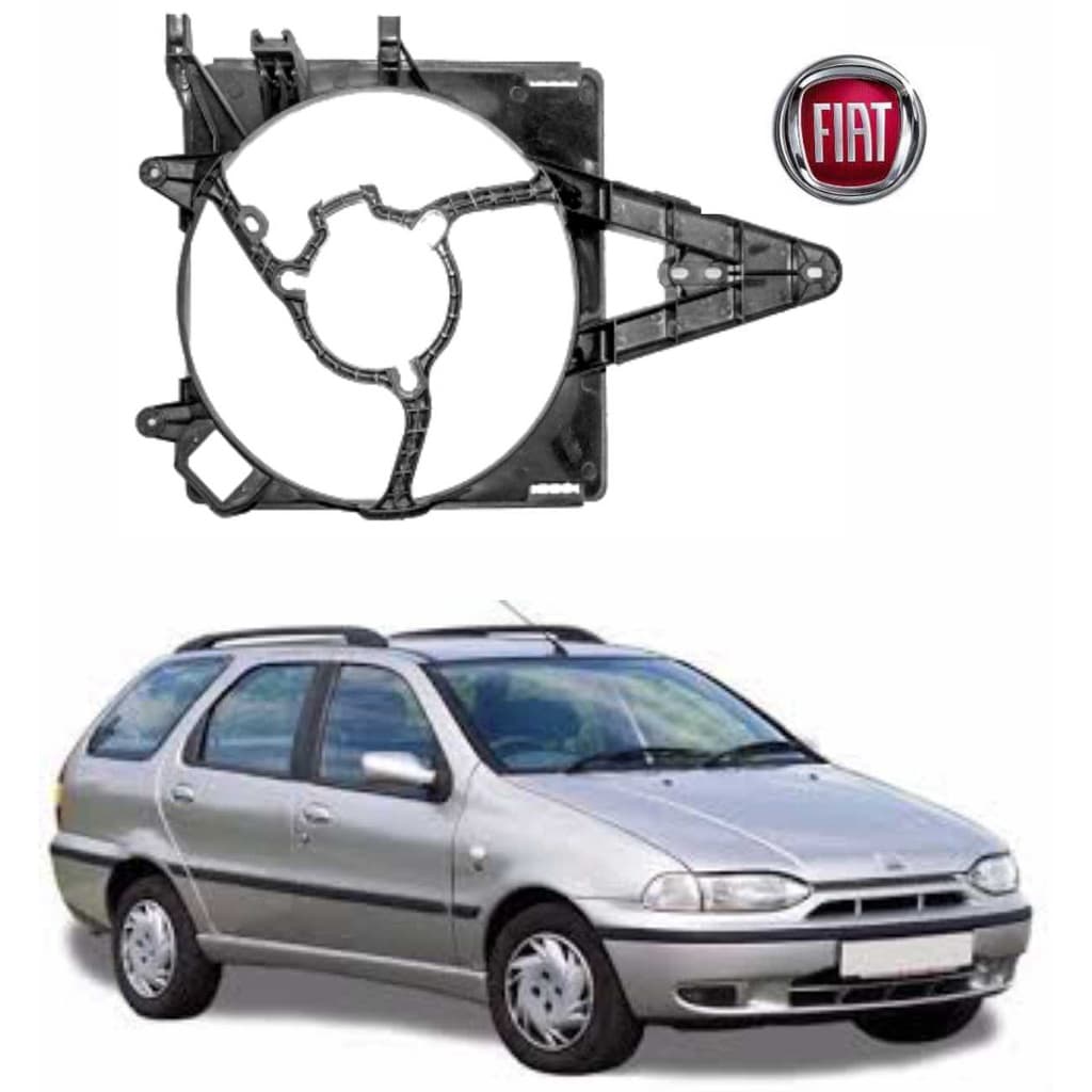 Defletor do Radiador Fiat Palio 1.3/ 1.5/ 1.6 1997/1998/1999/2000/2001
