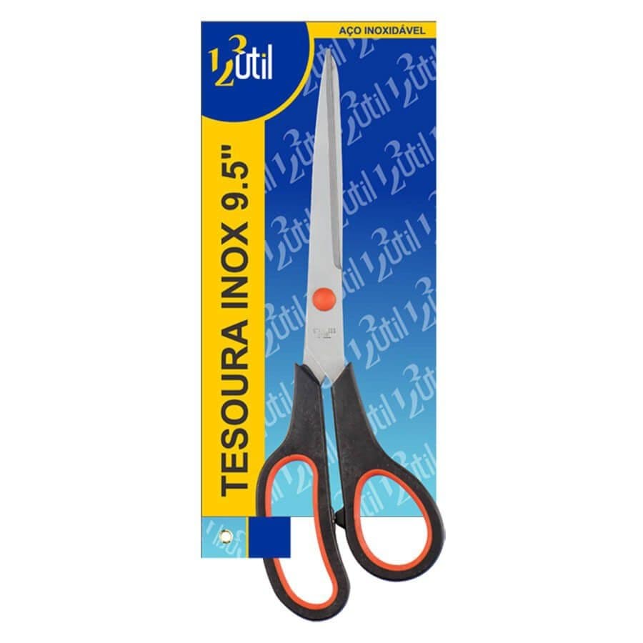 TESOURA DE INOX COM PONTA FINA 9,5"
