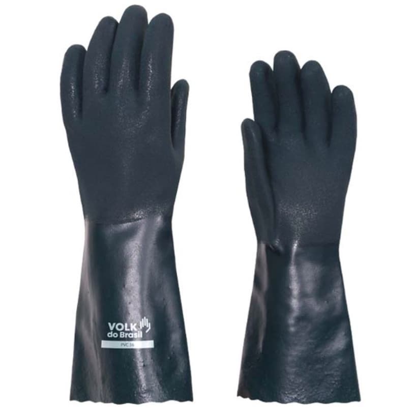 Luva de PVC 36cm Volk - CA37127 - Tam. 9 (G)