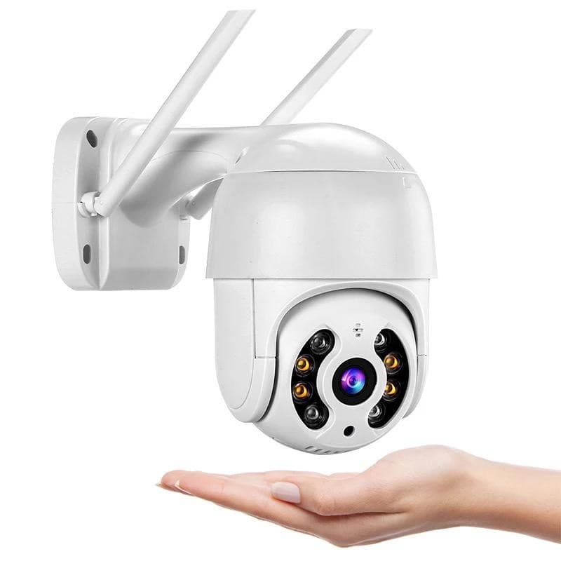 Câmera De Segurança Wi-fi Externa À Prova D'água Full Hd Icsee Gira 360 Speed Dome - Bivolt