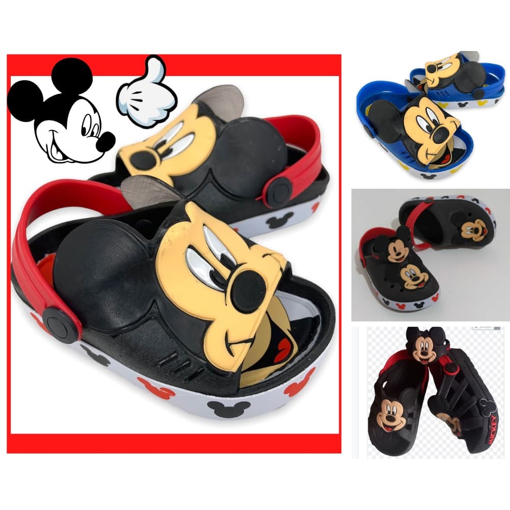 Babuche Infantil menino Mikey Mause Babuche  chinelo menino sandalia masculino mique