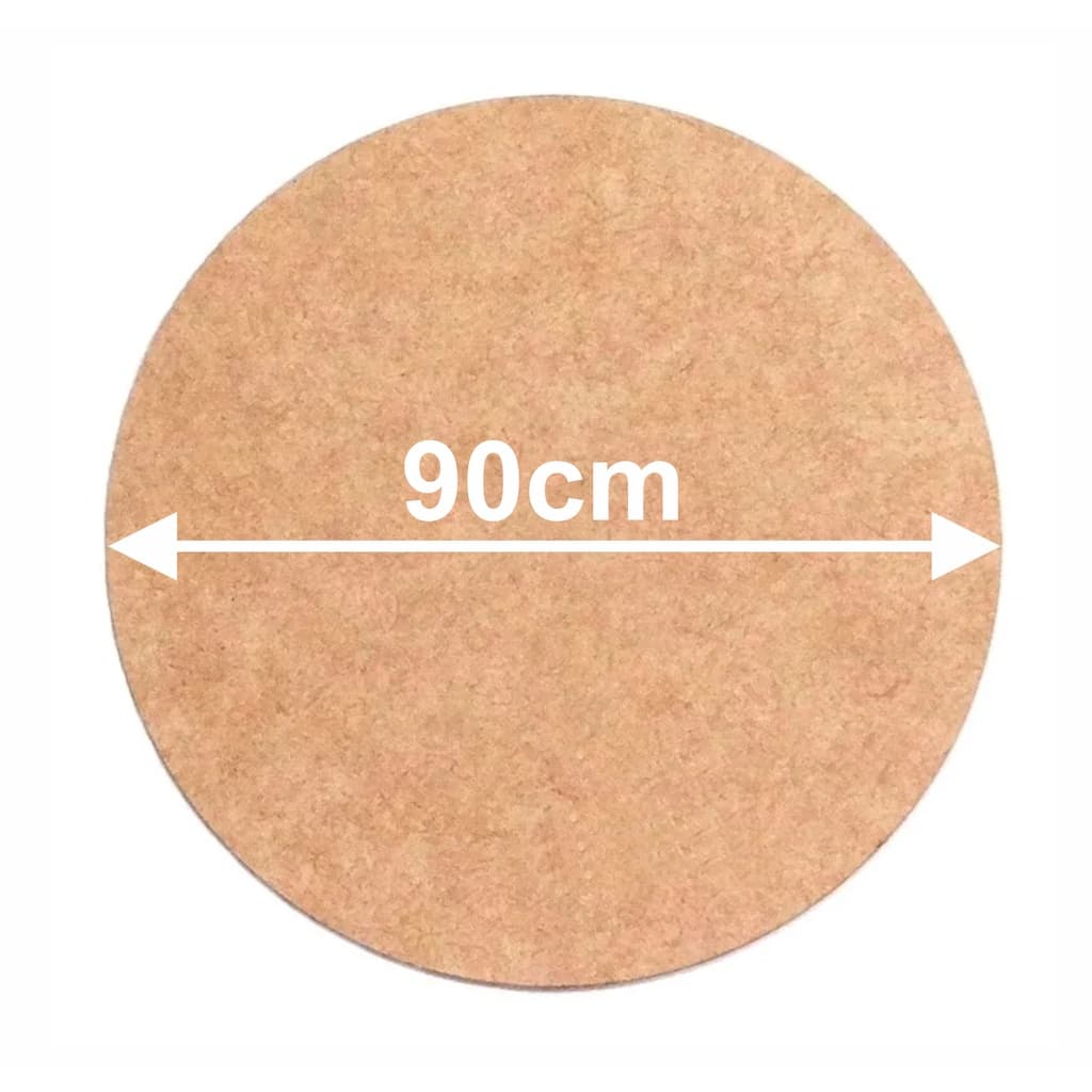 Chapa mdf 3mm redonda 90cm decoração artesanato