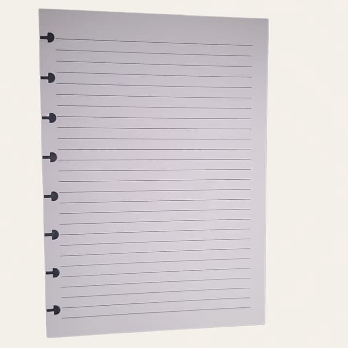 Refil De Folhas - Caderno De Discos - Tipo Caderno Inteligente