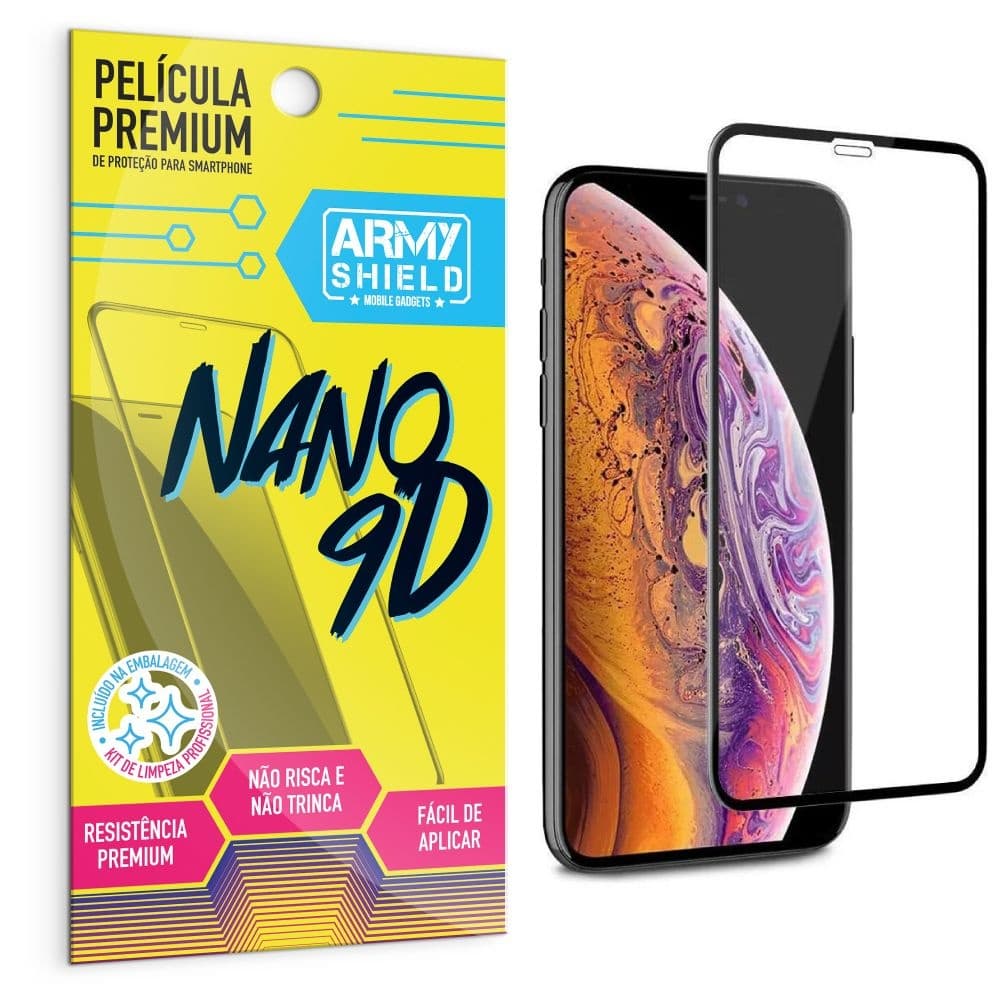 Película Premium Nano 9D para iPhone XS 5.8 - Armyshield