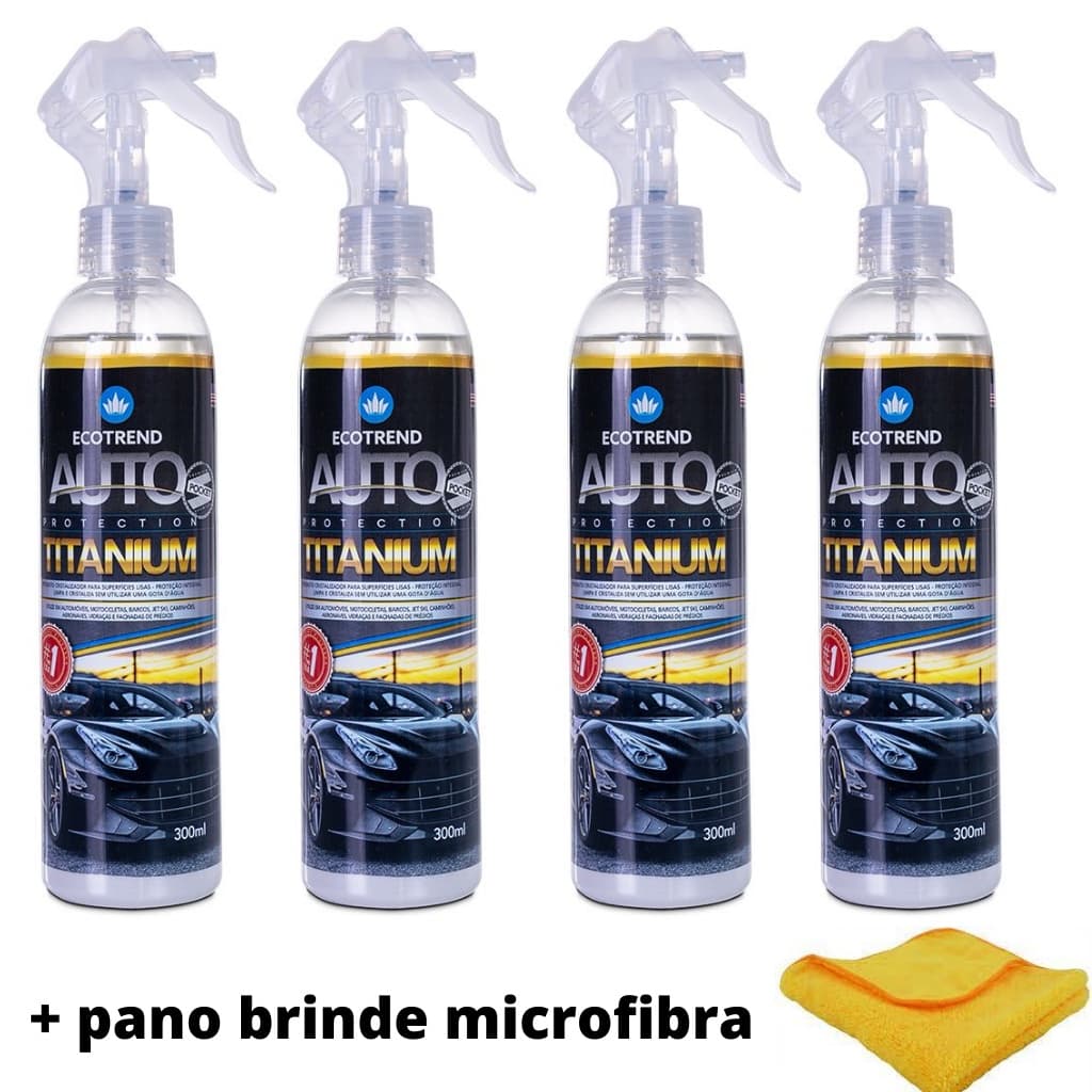 Auto Protection Titanium Original Pocket 300ml (04 Frascos)