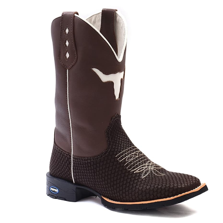 Bota Botina Texana Masculina e Feminina Country Snake Barata Em Promoção