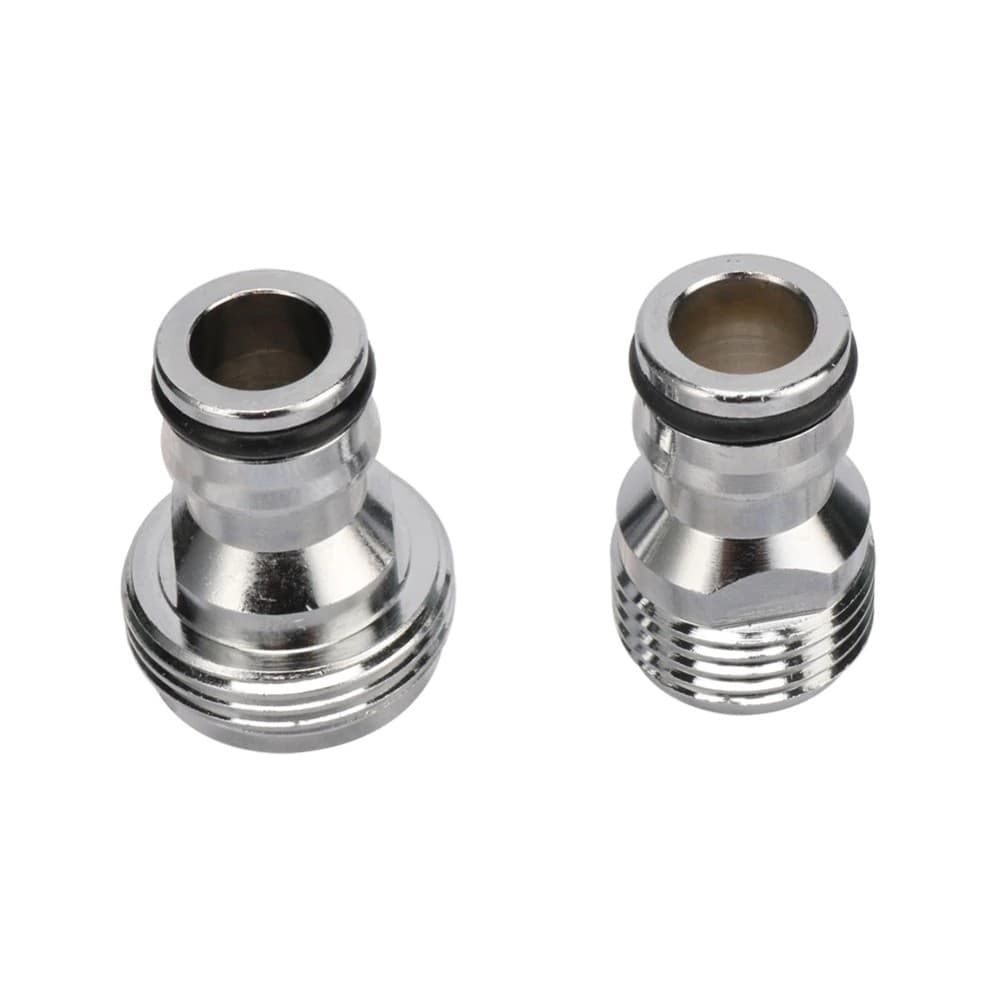 1 Peça 1/2 " 3/4 " Rosca Macho De Aço Inoxidável Bico Conector Rápido Junta De Torneira