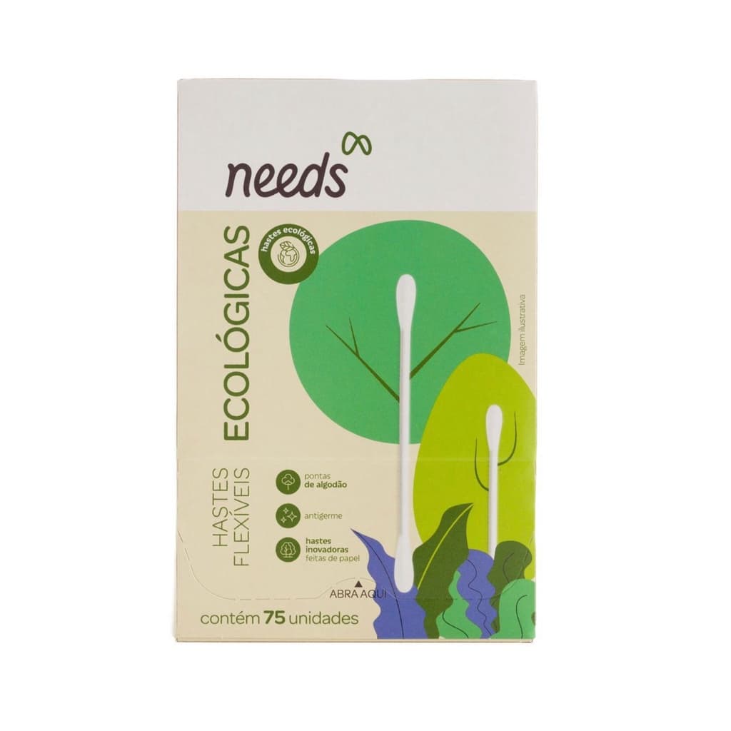 Hastes Flexíveis  Eco com 75 ou 150 Unidades
