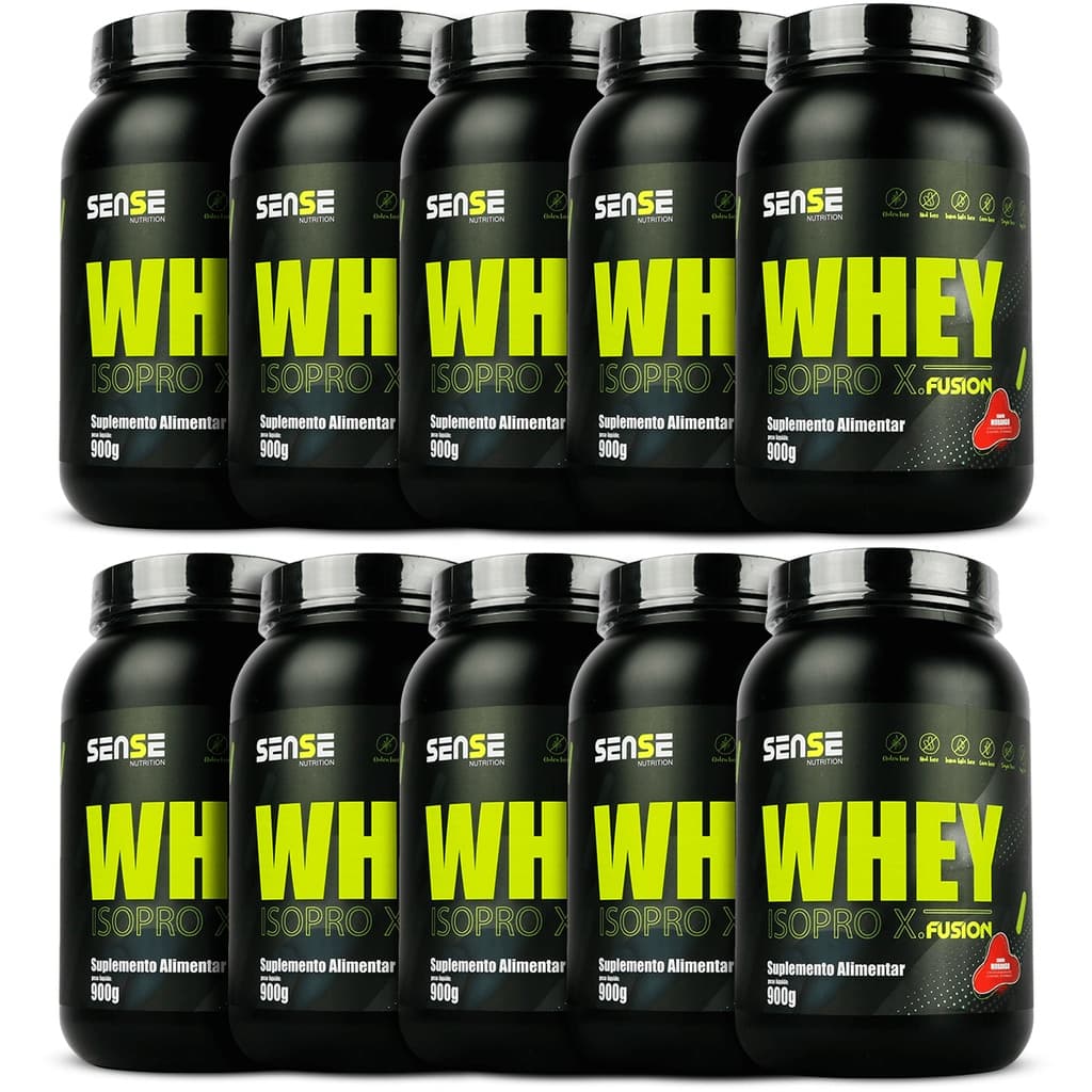 10 Whey protein 900g - Sense Proteinas Suplemento Academia
