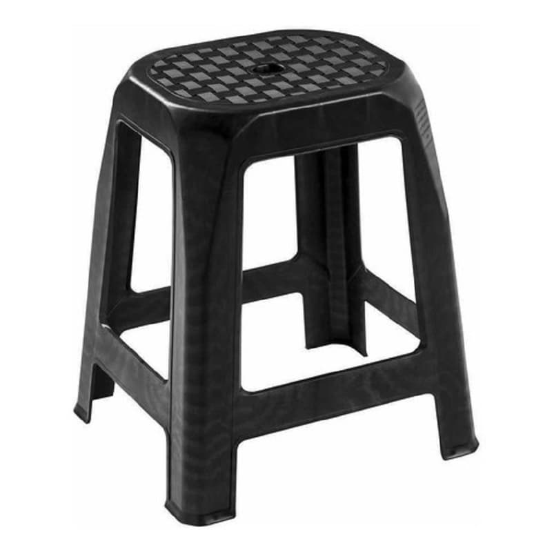 Kit 4 Bancos Banquetas De Plastico Superforte Preto 110 Kilo Banquetas com o melhor preço do Brasil O melhor Banco Plástico