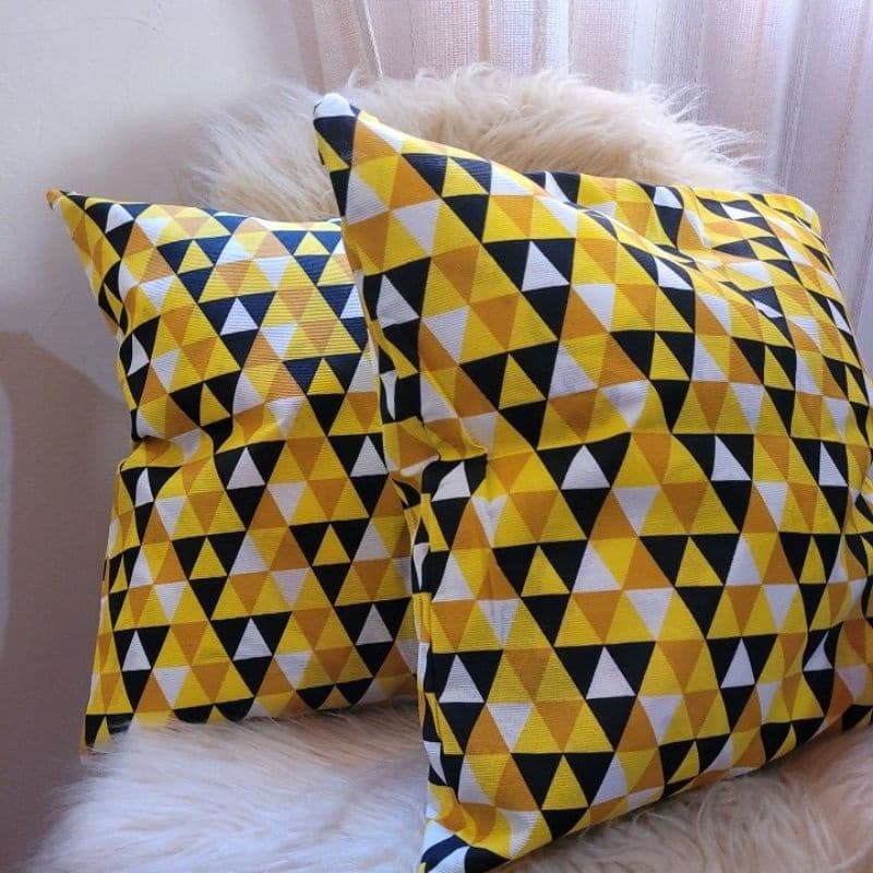 Capas de almofada com zíper, decorativa.A unidade