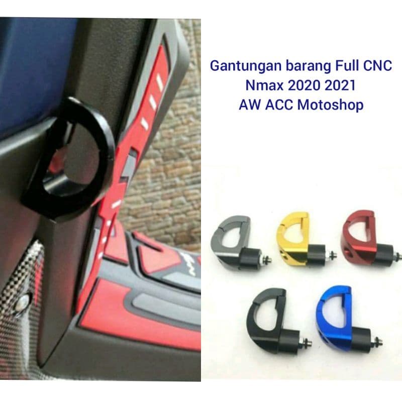 Cabide Completo De Produtos CNC GANTUNGAN Para Yamaha Novo Nmax 2015-2024 Turbo Neo Techmax Freego Lexi