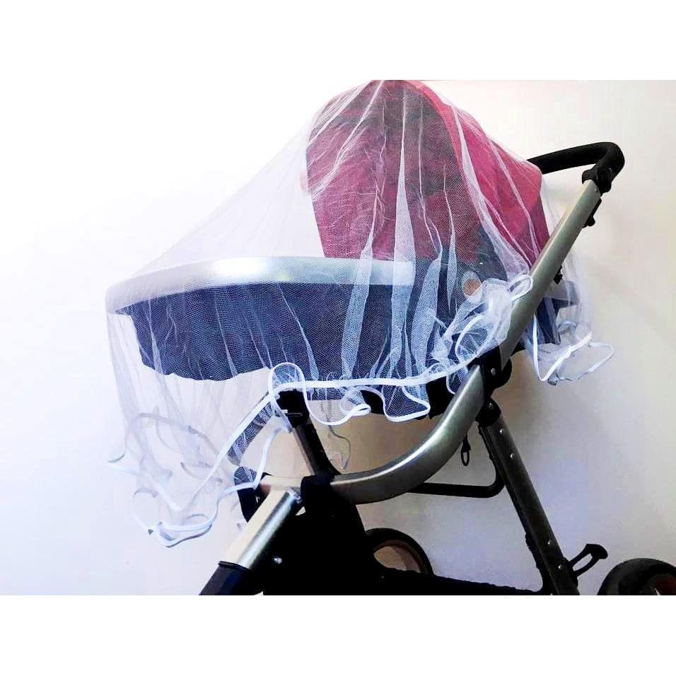 Mosqueteiro para Carrinho Cercadinho Bebe Conforto Tela Mosquiteira Cortinado Rede Multiuso