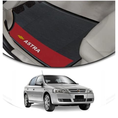 Kit 4 Tapete De Carro Astra Gm Bordado Personalizado Símbolo
