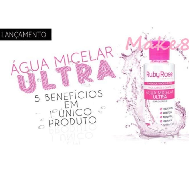 Água Micelar Ultra Ruby Rose 120ml Hb-300