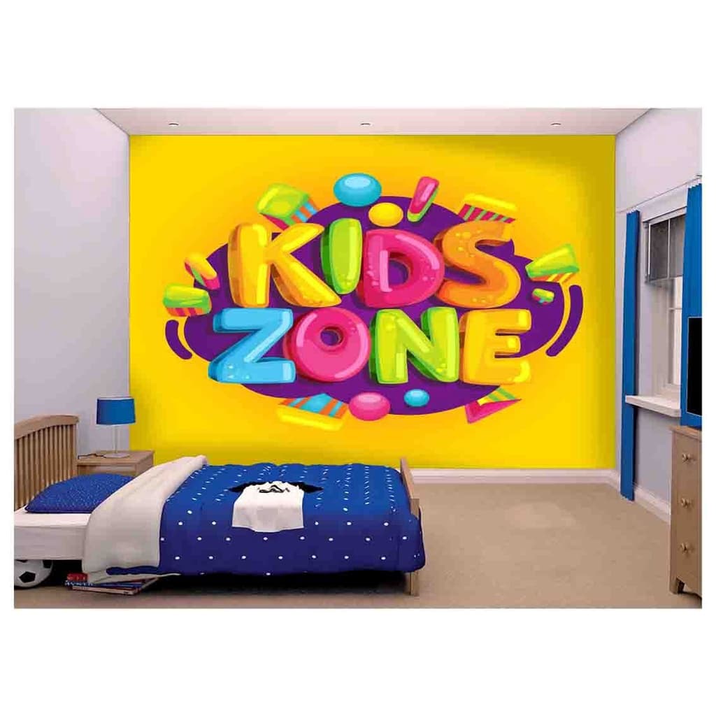 papel de parede Infantil Kids Zone brinquedos 7,5m² AZS128