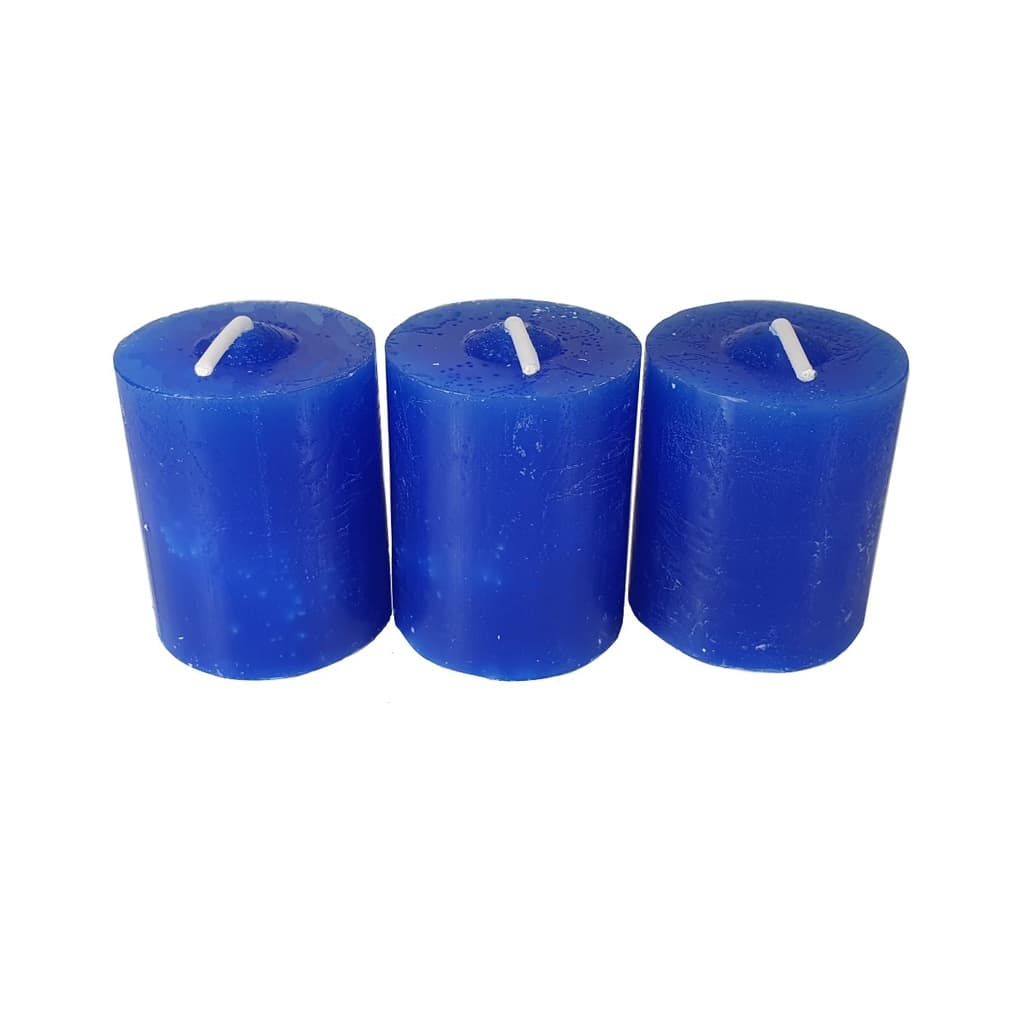 Kit 3 Velas Aromáticas Perfumadas Com Aroma De Alecrim