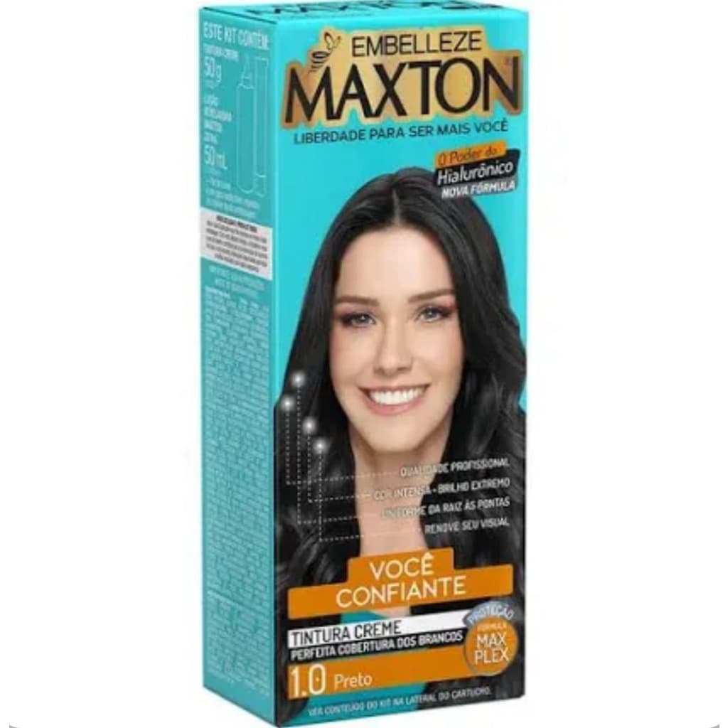 TINTA MAXTON 1.0 PRETO
