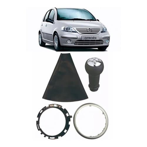 Bola De Câmbio Manopla Coifa Com Base Citroen C3 Manual