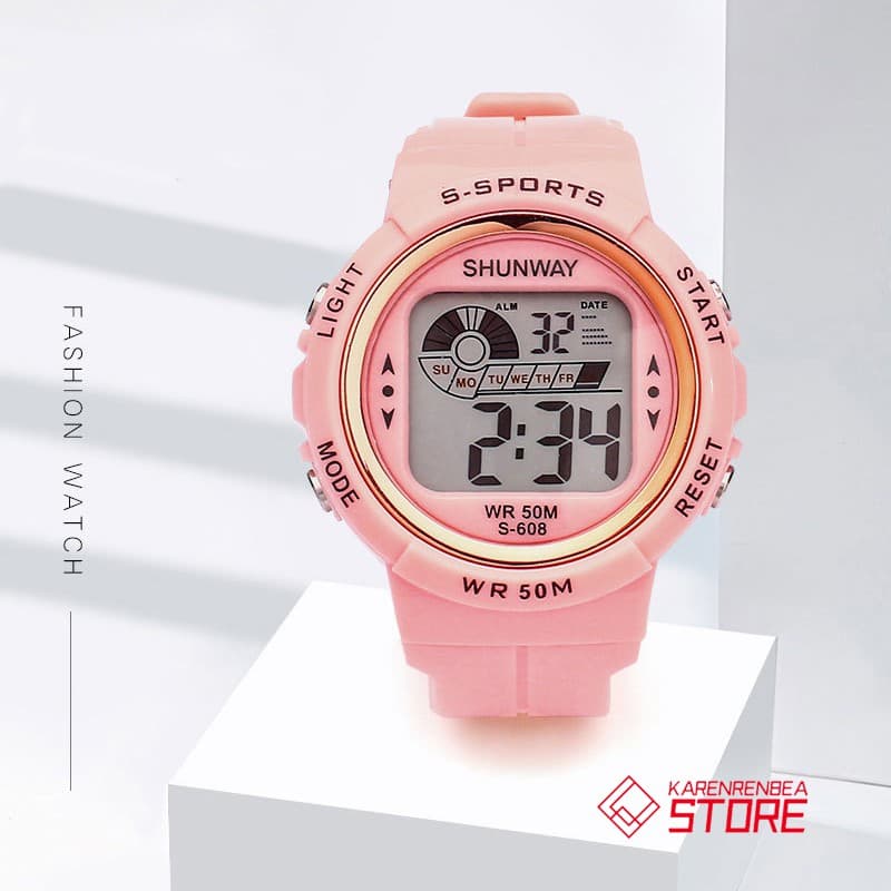 Shunway Relógios Femininos Lindos  Digital muitas cores estão disponíveis Esportivas Prova Da água de Originais  S-608