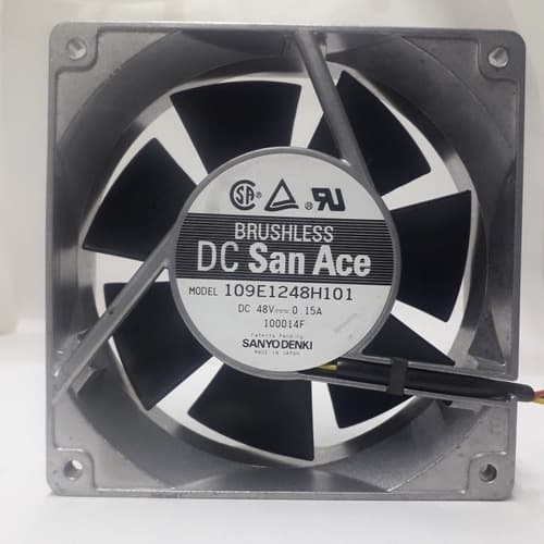Cooler San Ace 48v 15ma 120x120x38m Modelo 109e1248h101 silencioso em aluminio