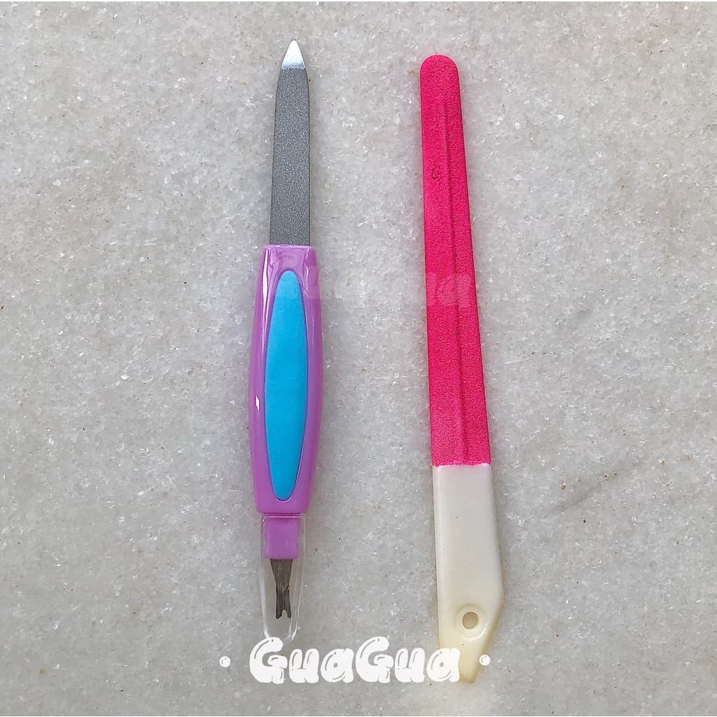 Kit Manicure Profissional 2 Itens Espátulas / Kit Manicure Alicate Unha