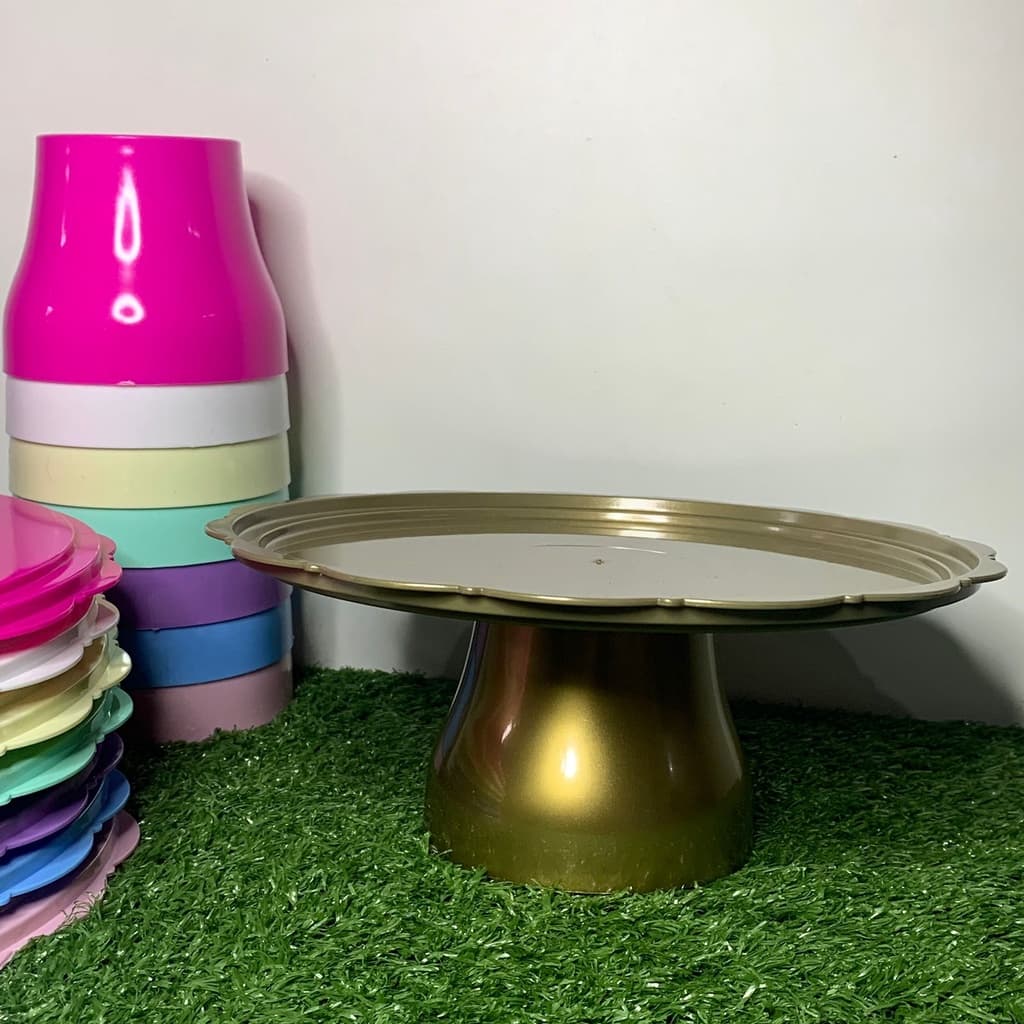Boleira Bibi Porta Bolos Docinhos Decoração De Festa 21 ou 26 cm  Neon e Candy Colors