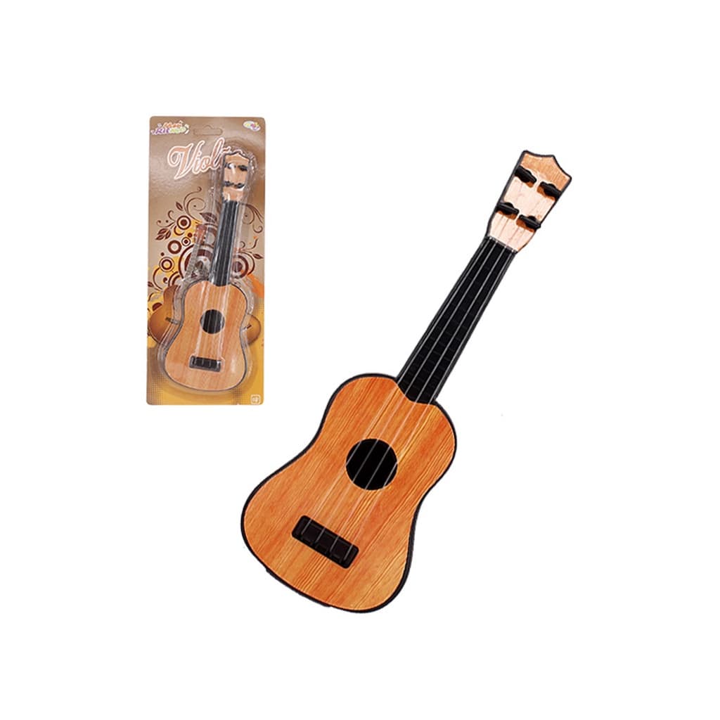 VIOLAO GRANDE PLASTICO 4 CORDAS 39CM Infantil Brinquedo