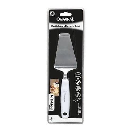 Espátula Para Bolo Com Serra Aço Inox 26 Cm - Original Line