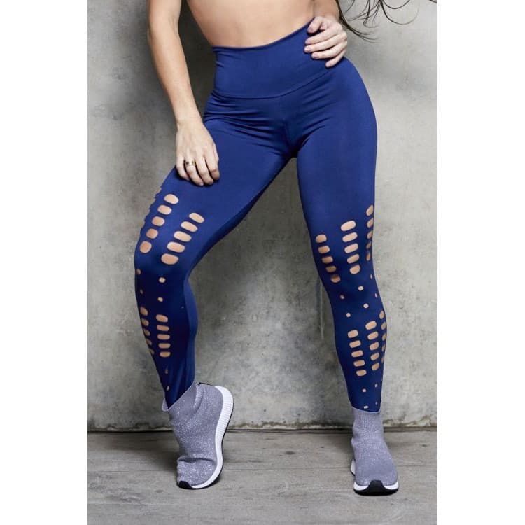 Calça Legging Leg Fitness Moda Academia Suplex Ginástica Corte a Laser Sortidas