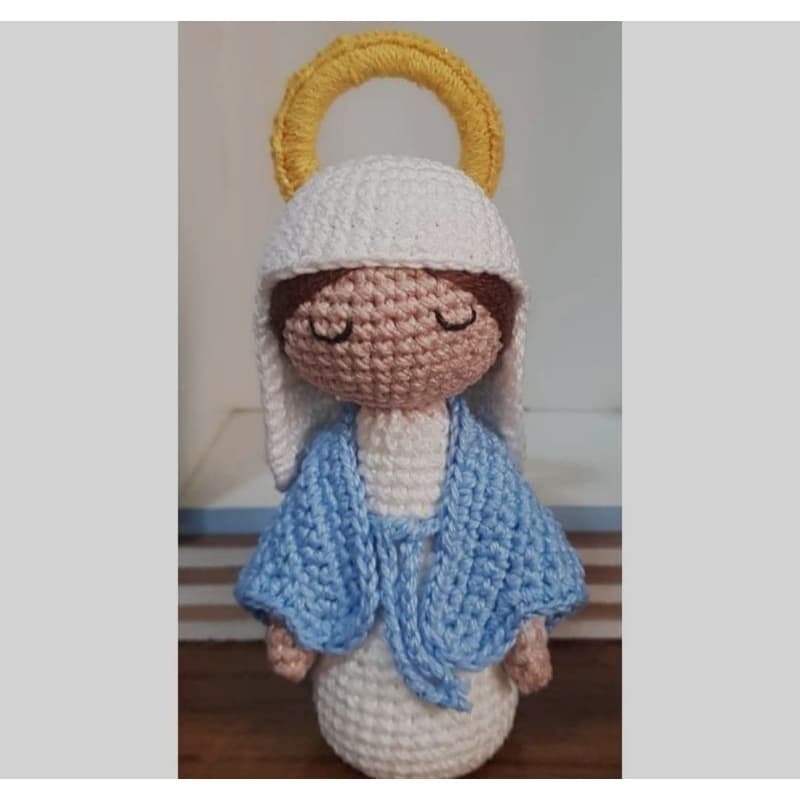 Nossa Senhora das Graças amigurumi crochê