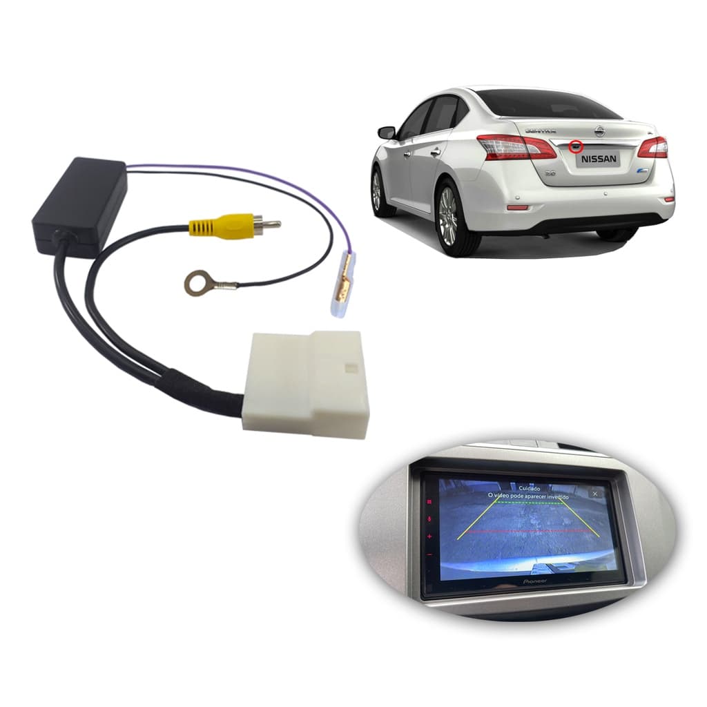 Adaptador 24 Pinos Para Manter Câmera Ré Original Sentra B17