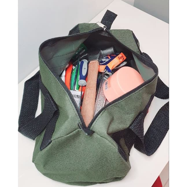 Bolsa Mala de Mão Multifuncional Compacta Para Ferramentas Em Lona