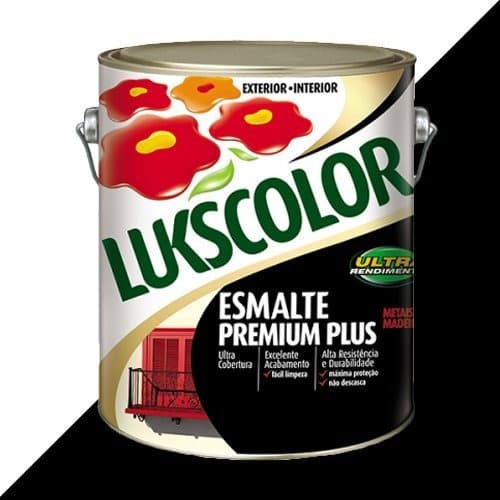 Tinta Esmalte Sintetico Brilhante 3,6l Lukscolor Aluminio