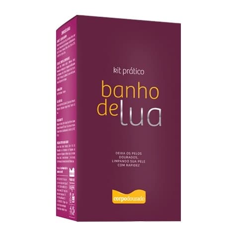 Kit Banho de Lua Corpo Dourado