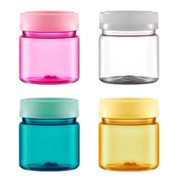 Mini Pote de Plástico com Tampa Rosca Redondo 150ml -Bandeirante