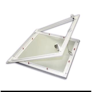 Alçapão Com Click Em Aluminio Com Tampa Para Forro Drywall 800x800mm