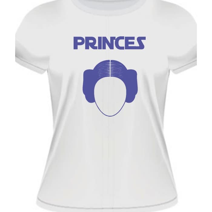Camiseta Baby Look Star Leia Princess Wars Alliance Geek